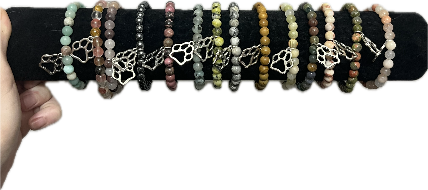 Paw Charm Bracelet