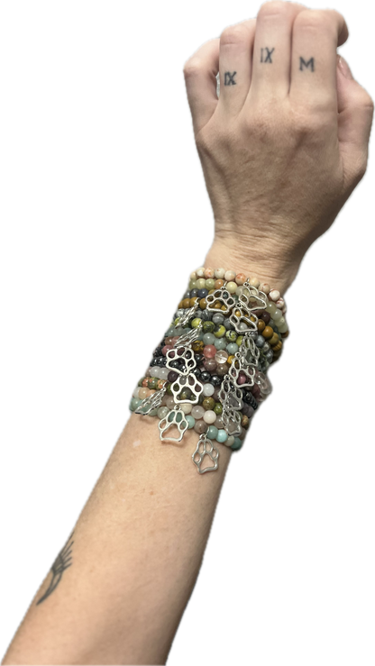 Paw Charm Bracelet